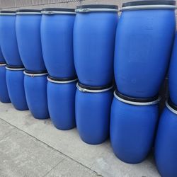 35 Gallons Drums Open Lid