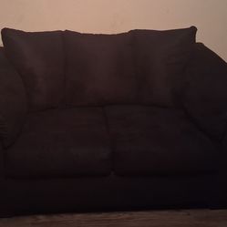 Black sofa set