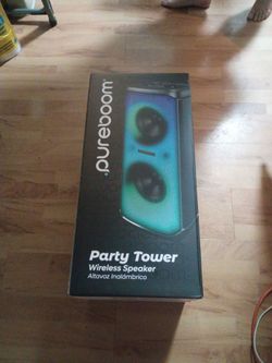 Pureboom party tower wireless speaker New Never Opened
