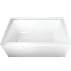 Aqua Eden 60" Three Wall Alcove Acrylic Soaking Tub