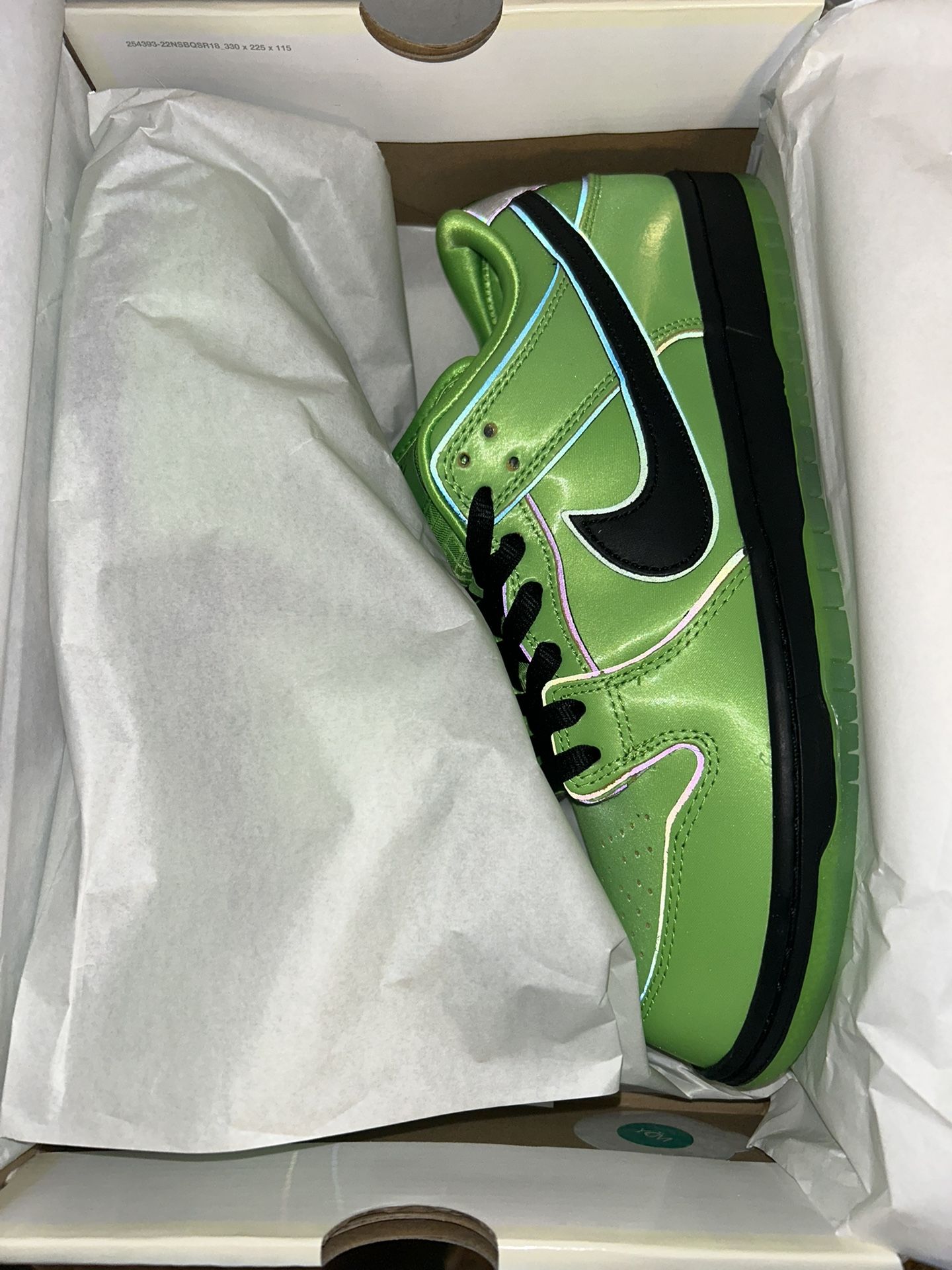 Green Power Puff Dunk Low