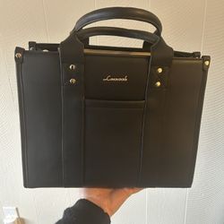 Black Purse (gold lettering) 