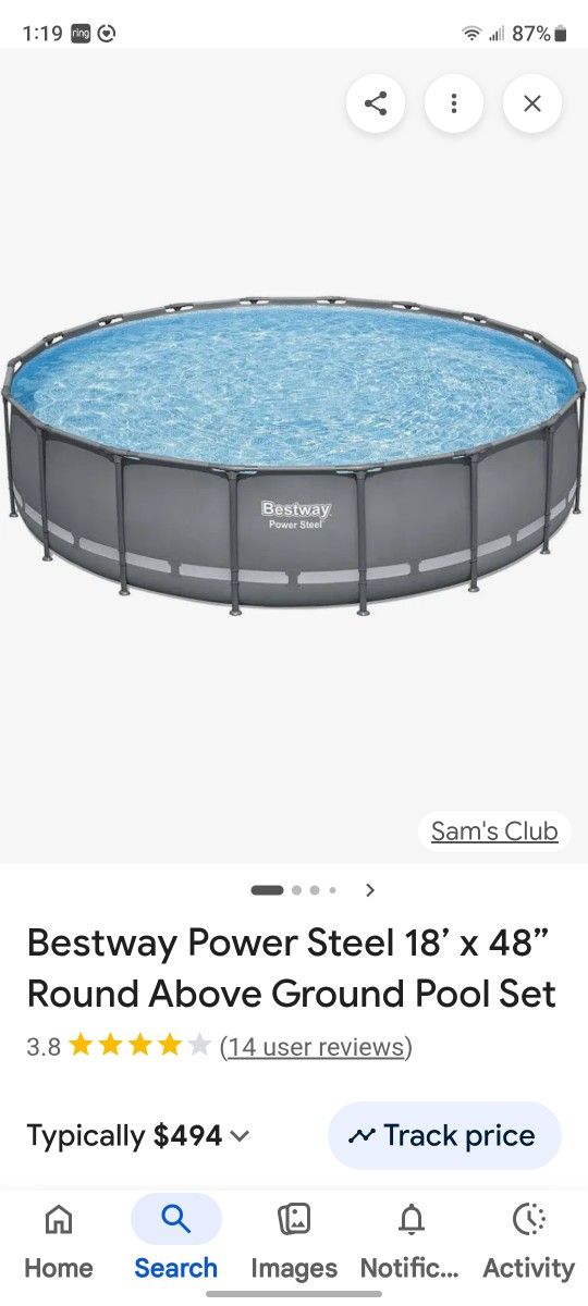 18x48 Bestway Pool Frame