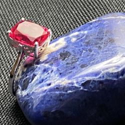 SIMULATED RUBY Ring 