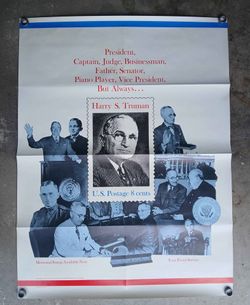Vintage 1970s US Post Office Lobby Poster 40" x 30" *10.00 Firm*