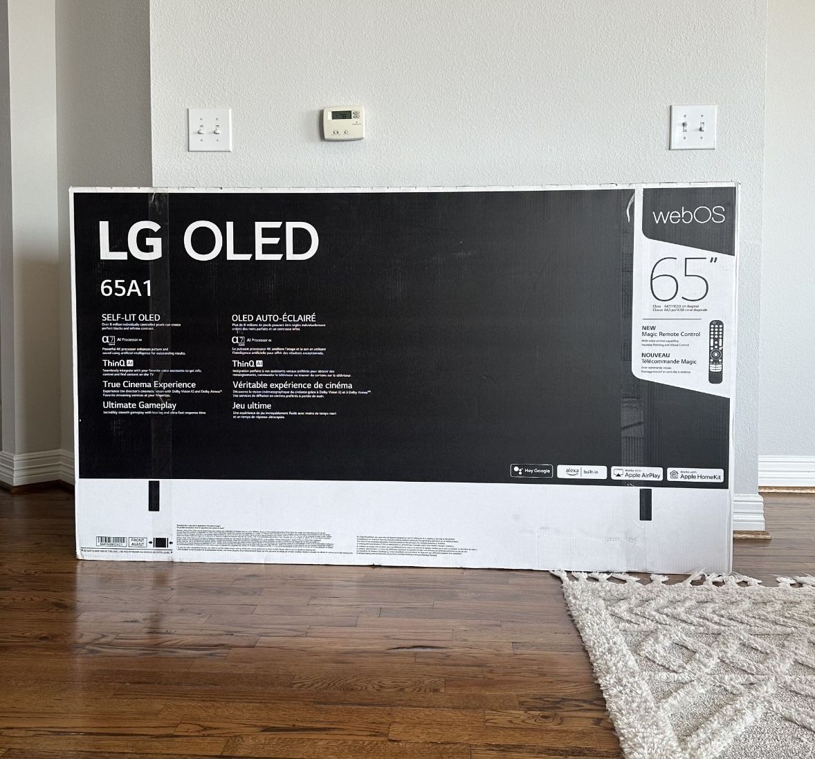 LG OLED 65 inch – 4K Smart OLED TV — Like New!
