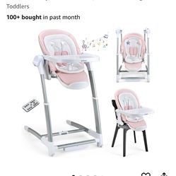 3 In 1 Baby High hair Electric Swing Booster Sear