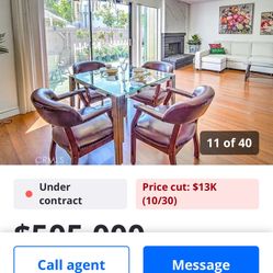 Dining Table with 4 Chairs 