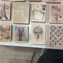 Wood Mounted Rubber Stamp – Hero Arts / Stampendous / Ditto And Others