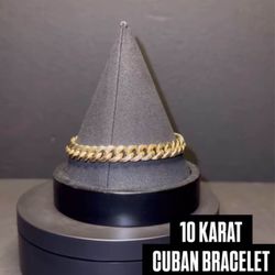 Gold Bracelet Miami Cuban 