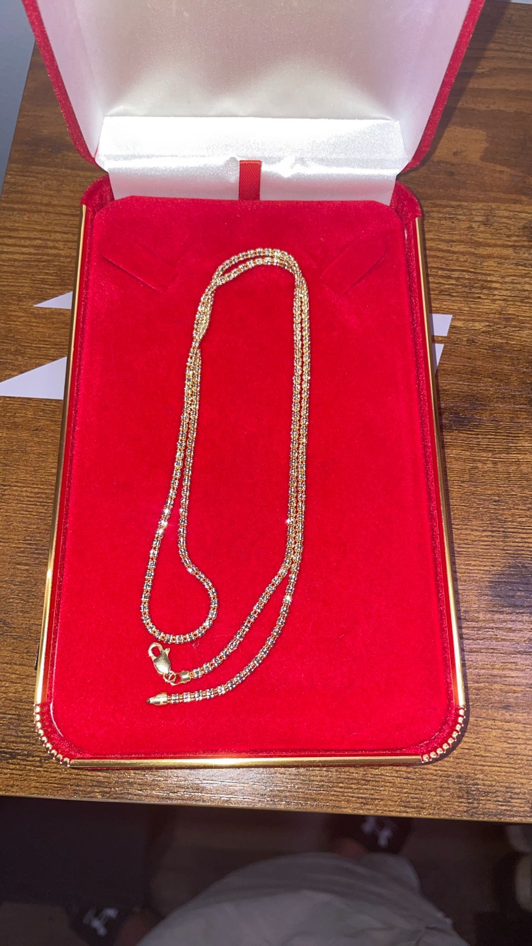 10k “Diamond Cut” Gold Chain