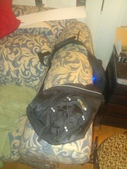 Exhilaration bike bag has extra parts for holding things