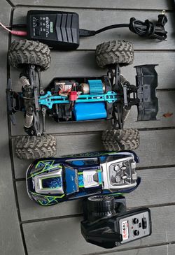 RC Monster Truck with Remote and Charger
