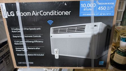 LG New air conditioner 10,000 btus