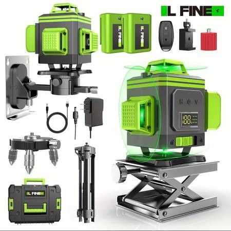 (NEW) L FINE 16 Line 4×360 4D Laser Level