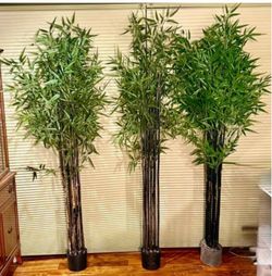 5' Black Bamboo Artificial Tree