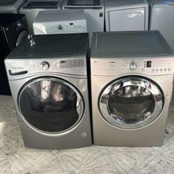 Whirlpool Front Load Washer & LG Dryer Set 