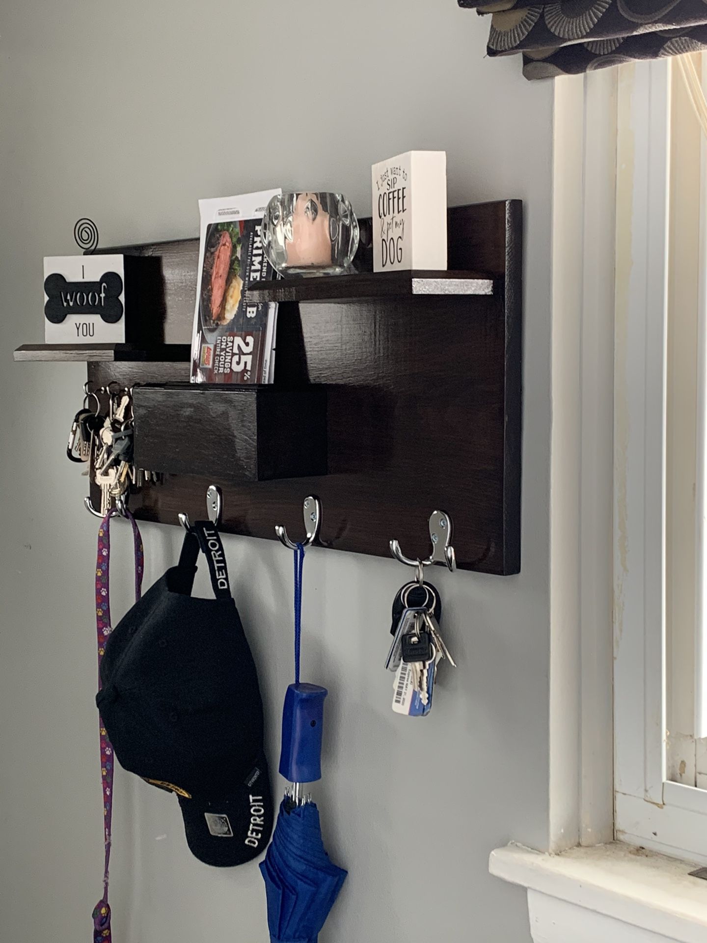 Entryway Shelf organizer