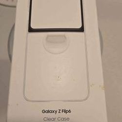 GENUINE Samsung Clear Case with Ring for Samsung Galaxy Z Flip6 EF-QF741 (Brand New/Sealed)