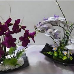 12" (Tall) Faux Purple Orchids ($25 EACH) @ Lasting Creations