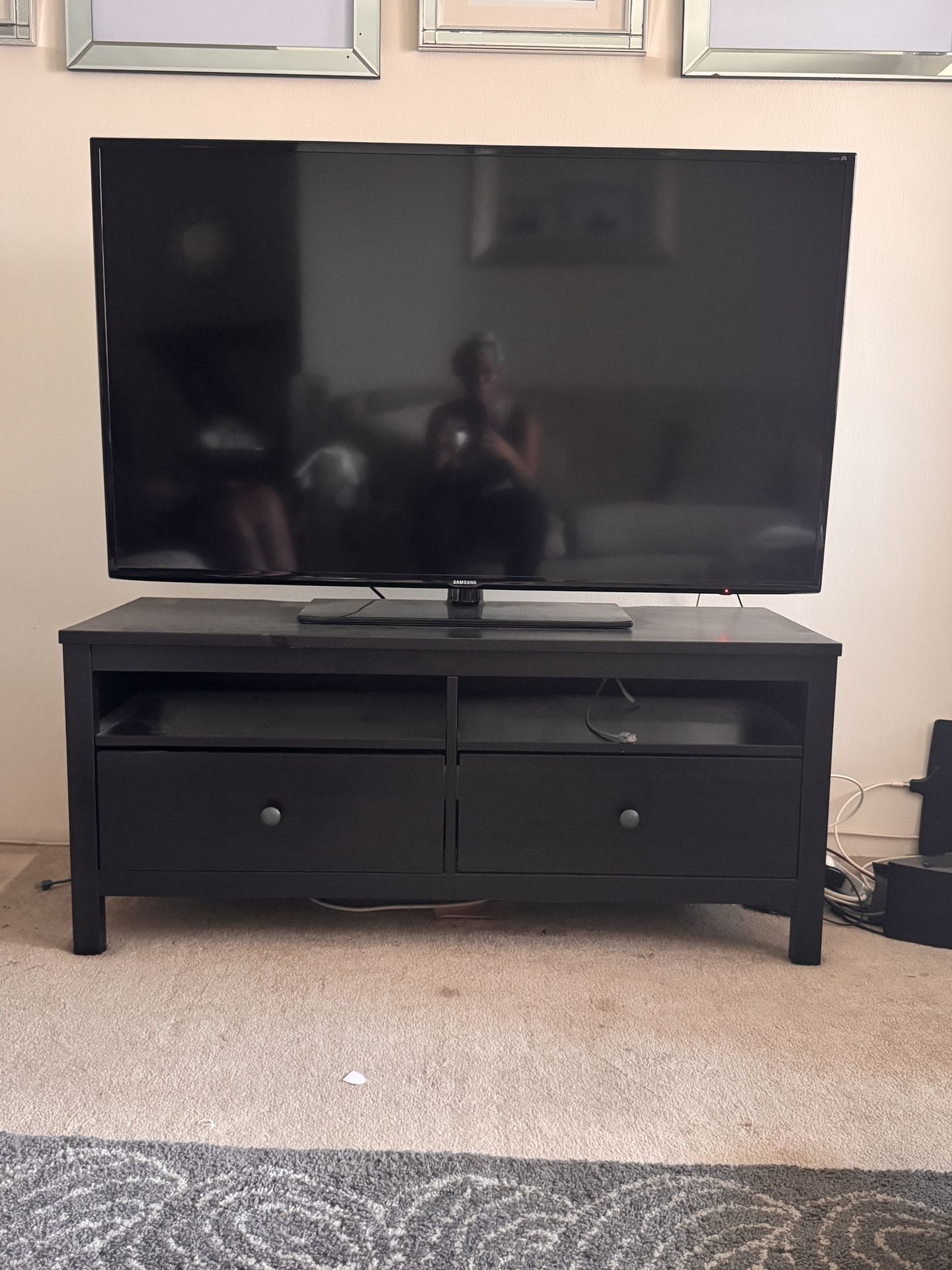 Brown TV stand