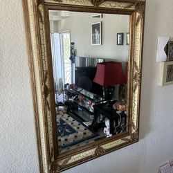 Antique Looking Mirror 