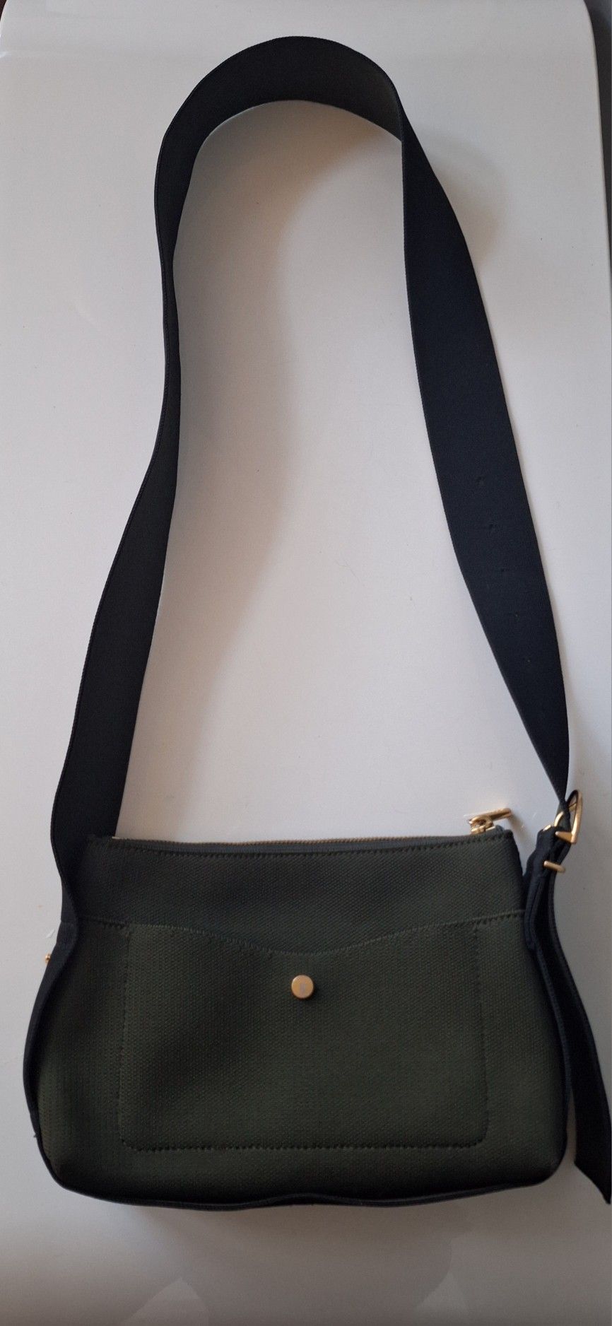 Cuyana Recycled Sling Bag Dark Olive