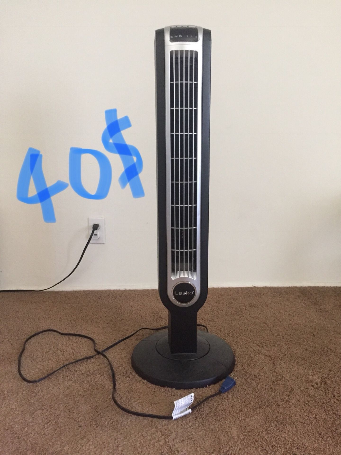 Lasko Tower Fan with Remote Control - model 2511, 36 inches