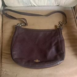 Large Coach Leather Purse