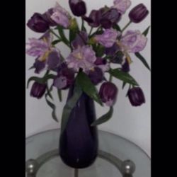 Artificial Flowers With Beautiful Vase