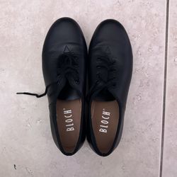 Bloch Childrens Jazz Tap Leather Tap Shoes 6 1/2