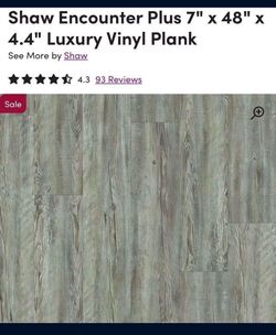 Shaw Encounter Plus 7" x 48" x 4.4" Luxury Vinyl Plank