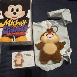 Mickey Family Cute Together Keychain Series Figures DALE