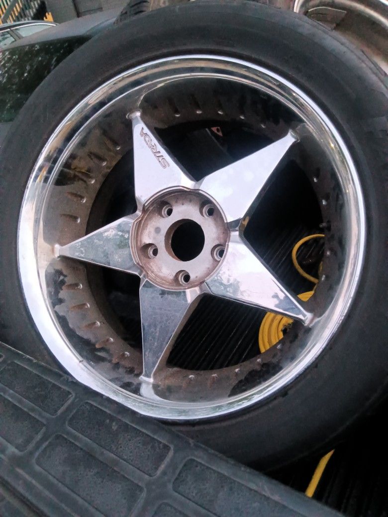 24" Star Rims With Good Tires