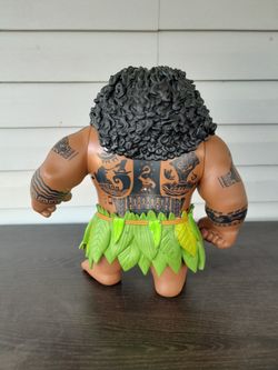 Disney Moana Large Talking Singing MAUI Doll 16 Inch Mega Maui The