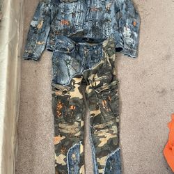 Jordan Craig( Denim Jean Set)