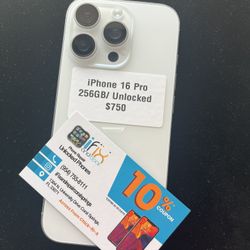iPhone 16 Pro 256gb Unlocked Mint Condition 