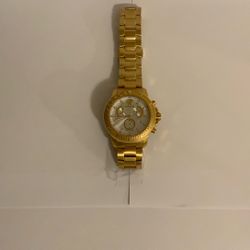 VERSACE Unisex New Chrono Goldtone Stainless Steel Watch