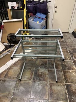 Glass Desk 