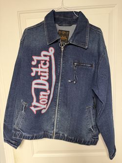 Brand New  Von Dutch Americana denim jacket  size large
