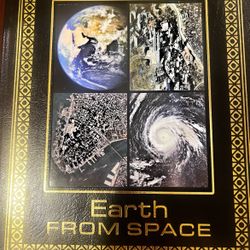 EARTH FROM SPACE EASTOM PRESS LEATHER BOUND