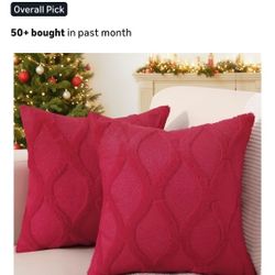 NEW Throw Pillow Covers 18x18 Inch Set of 2