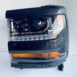 2016-2018 CHEVROLET SILVERADO 1500 LEFT DRIVER SIDE HEADLIGHT LED OEM 