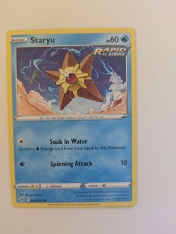 Staryu Pokemon Card Fusion Strike 052