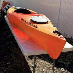 Quantum 124 (10' Feet 4"inches) Kayak  by  Future Beach  Sit-in Kayak  and a Paddle. 
