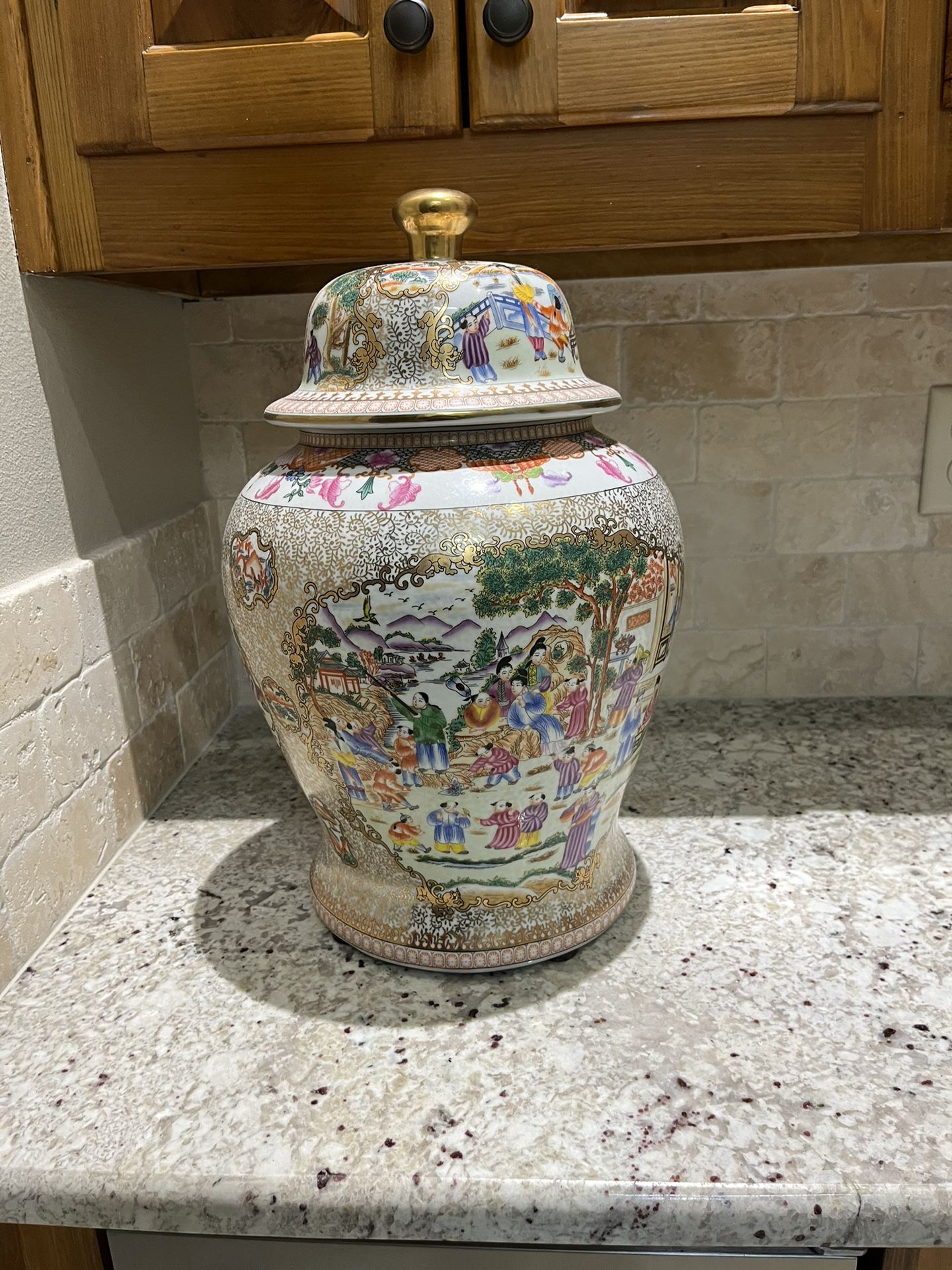 Ethan Allen Porcelain Vase