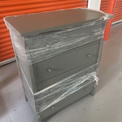 Grey Wood Dresser