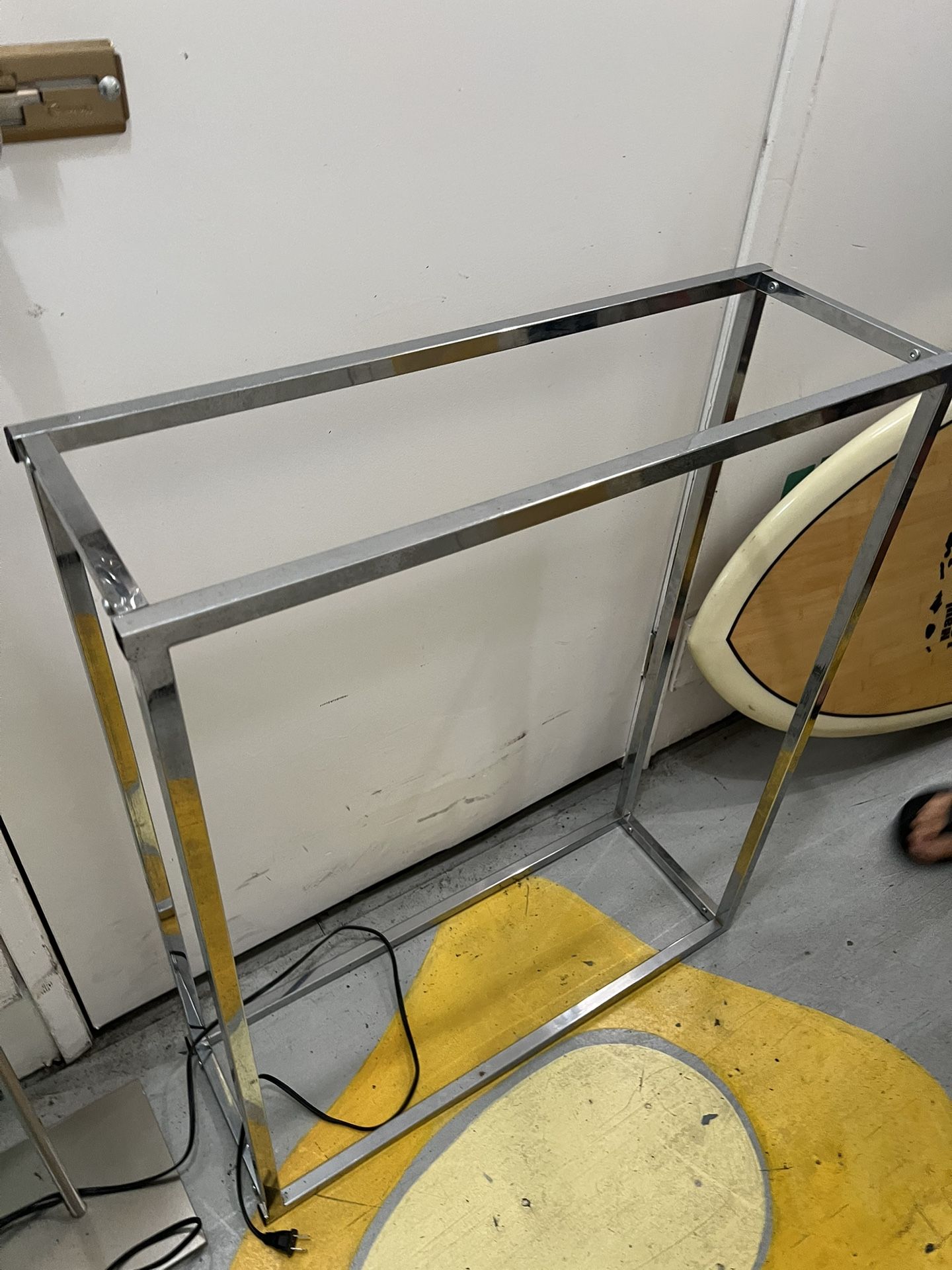 Entry Table With Glass Top 