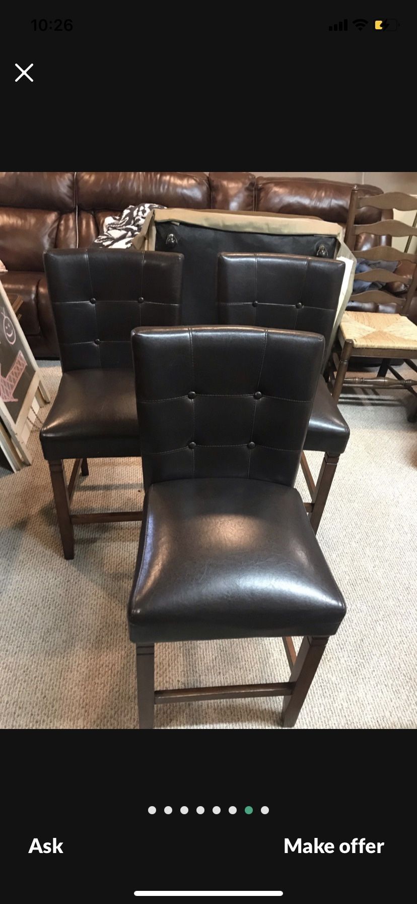 Beautiful Granite And Wood Dining Table