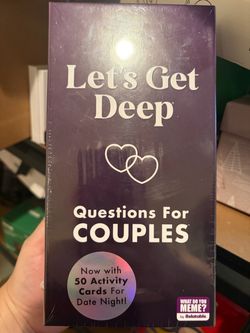 Let's Get Deep Questions For Couples Game